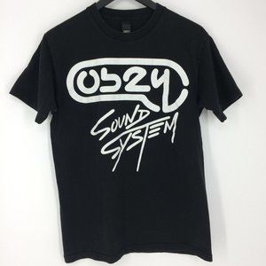 Obey Sound System Black T-Shirt